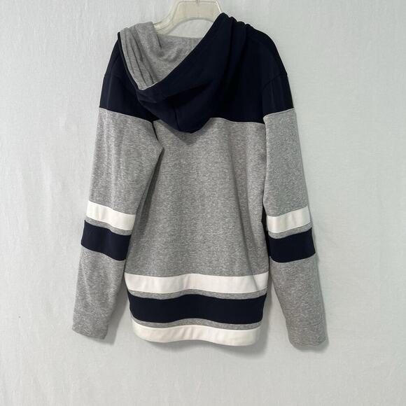 Champion Notre Dame Hoodie Sweatshirt Men's Small Blue Gray Patches - Picture 8 of 13